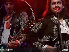 Salma Hayek striptease