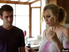 Busty milf fucked passionately by stepson